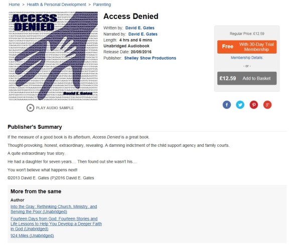 Audible More From The Same Author Issue