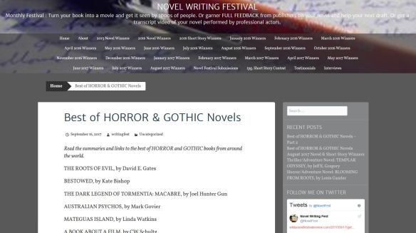 Novel Festival - WINNER